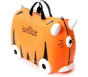 TRUNKI Jezdící kufřík Tipu Tygřík / Dětské zavazadlo na kolečkách
