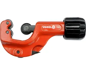 Vorel Řezač trubek 3-32 mm / Řezač trubek / Cu, Al, plast / odhrotovač / náhradní čepel v rukojeti