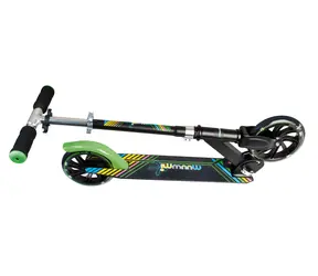 MUUWMI Koloběžka Neon / Hliníková / 180 mm PU kolečka / nosnost 100 kg / skládací