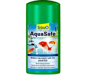 Tetra Pond AquaSafe 500 ml / Přípravek na úpravu vody / Jezírko / Neutralizace chlóru a těžkých kovů