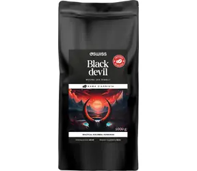 4Swiss Black Devil / Zrnková káva / čerstvě pražená / 1 kg