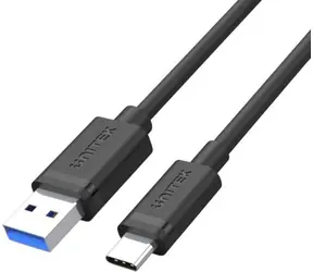 Unitek C14103BK černá / Kabel USB-C / USB-A (M) - USB-C (M) / 1,5 m
