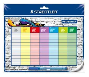 STAEDTLER Lumocolor Školní rozvrh / Samolepicí / stíratelný / 310 x 255 mm