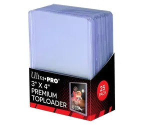 Ultra PRO Obal na karty Premium 77x100 mm transparentní / Obal na karty / tvrdý plast / 25 ks / bez PVC