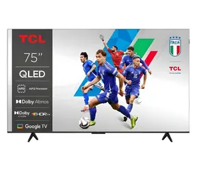 75" TCL 75T69C metalická / Televize / 4K UHD / QLED / Google TV / Dolby Vision / Wi-Fi / BT / HDMI 2.1