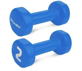 Spokey SHAPE modré / Sada vinylových činek / 2 kg