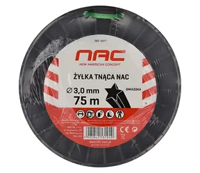 NAC Struna do sekačky hvězdicovitá 3 mm / Sekací struna / 74 m