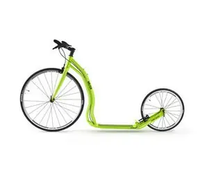YEDOO Koloběžka Alloy WOLFER Y30 zelená / 28"/20" kola / Hliníkový rám