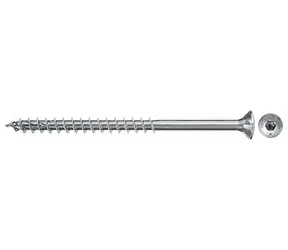 fischer Power-Fast II 5,0x40 / Vrut do dřevotřísky / zápustná hlava TX / celý závit / bílý zinek / 200 ks