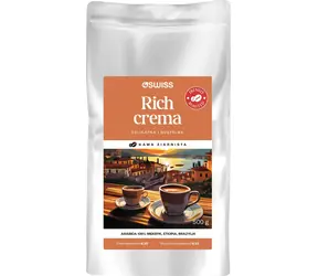 4Swiss Rich Crema 500 g / Zrnková káva / čerstvě pražená