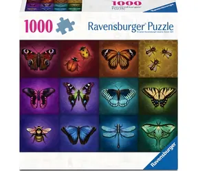 RAVENSBURGER Puzzle Okřídlená stvoření / 1000 dílků / 70 x 50 cm