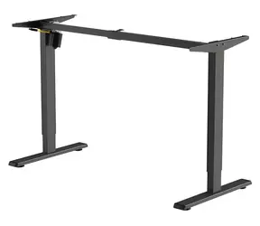 Brateck S08-22R černá / Stolová podnož / Elektrická / 1 motor / výška 710–1190 mm / nosnost 80 kg