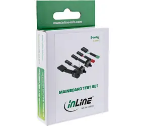 InLine Sada pro testování základních desek černá / Testovací sada / 5 dílů