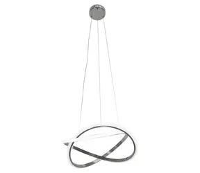 Activejet AJE-KAREN chromová / Závěsné LED svítidlo / 24W / 2270 lm / 4000K / IP20