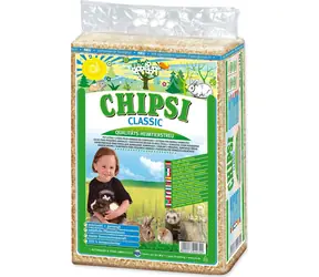 Chipsi Classic lisovaná podestýlka z hoblin / Podestýlka / 60 l / 3,6 kg / bez vůně