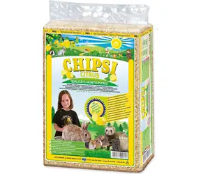 Chipsi lisované hobliny Citrus / Podestýlka / 60 l / 3,2 kg