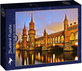 BLUEBIRD Puzzle Oberbaumbrücke, Berlín, Německo / 1000 dílků / 69 x 47,8 cm