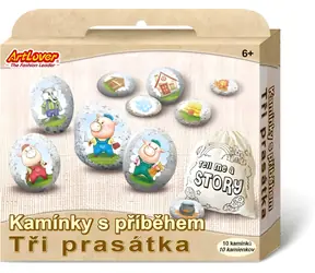 ARTLOVER Kreativní sada Kamínky s příběhem - Tři prasátka / od 6 let