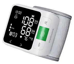 Medisana BW 360 / Tlakoměr na zápěstí / LCD displej / paměť pro 2 osoby / 2x AAA / stupnice WHO