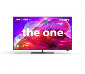 65" Philips 65PQS9001/12 The One šedá / Televize / QLED / Ambilight / Otočný stojan / 4K UHD / 120Hz