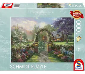 SCHMIDT Puzzle Chaloupka s kolibříky / 1000 dílků