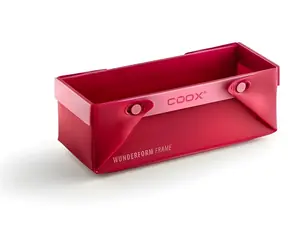 COOX Silikonová forma WUNDERFORM Frame S červená / Silikonová forma / rozkládací / objem 1 l