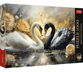 TREFL Puzzle Premium Plus Krásné Labutě / 1000 dílků / 68,3 x 48 cm