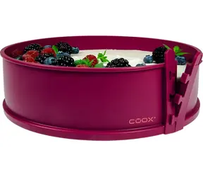 Coox Dortová forma s porcelánovým dnem / Forma na pečení / O 26 cm / silikon / do 230 °C