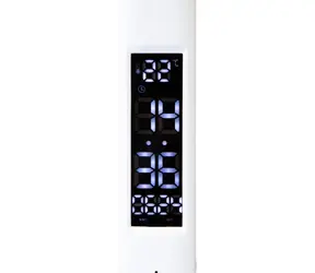 Blow LB-24 bílá / Stolní lampa / LED / hodiny / stmívatelná / naklápěcí