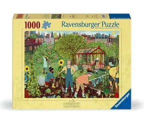 RAVENSBURGER Puzzle Práce na zahrádce / 1000 dílků / 70 x 50 cm