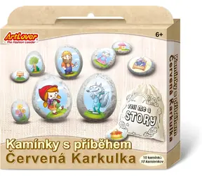 ARTLOVER Kreativní sada Kamínky s příběhem - Červená Karkulka / od 6 let