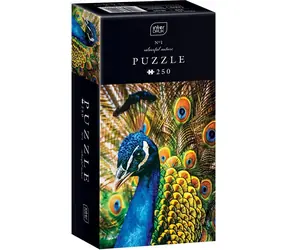 INTERDRUK Puzzle Colorful Nature: Páv / 250 dílků / 33 × 48 cm