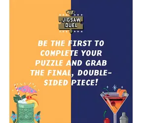 RIDLEY'S GAMES Puzzle Duel Koktejlový souboj: Piňa Colada vs Manhattan / 2x70 dílků