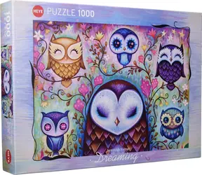 HEYE Puzzle Dreaming: Velká sova / 1000 dílků / 50 x 70 cm