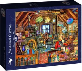 BLUEBIRD Puzzle Poklady z půdy / 500 dílků / 47,8 x 34,2 cm