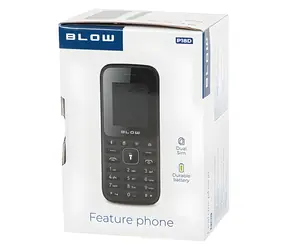 BLOW P18D černá / Tlačítkový telefon / Dual SIM / 4,4” displej / FM rádio / Bluetooth