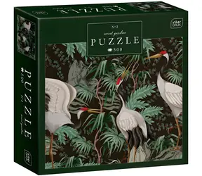 INTERDRUK Puzzle Secret Garden: Jeřábi / 500 dílků / 47 × 33 cm