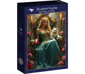 BLUEBIRD Puzzle Královna růží / 1000 dílků / 69 x 47,8 cm