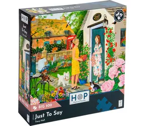 HOP Puzzle Povídání BIG / 500 dílků / nepravidelné dílky / plakát A3