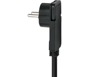 Brennenstuhl prodlužovací kabel 4x zásuvka černá / Prodlužovací kabel / typ F / 2 m / vypínač