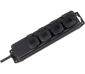 Brennenstuhl prodlužovací kabel IP44 4 zásuvky černá / Prodlužovací kabel / 2 m / 230 V