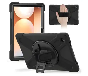 4smarts Rugged Case Grip pro Samsung Galaxy Tab A11+ černé / Pouzdro / s poutkem na ruku