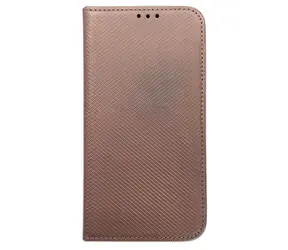 NoName Smart Magnet Book Xiaomi Poco M5 růžovo-zlatá / Pouzdro / Flip / Magnetické zavírání