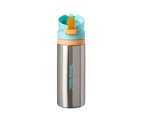 Tommee Tippee On The Go nerezová 500ml / Termoláhev s brčkem / od 24 měsíců