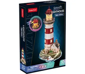 CubicFun 3D Puzzle Maják (Noční edice) / 72 dílků