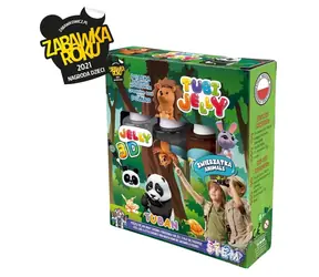 TUBAN Tvořivá sada Tubi Jelly Zvířátka / 3 barvy