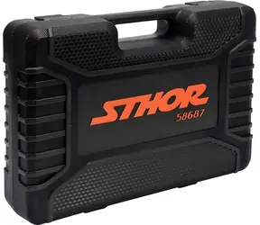 STHOR Gola sada 1/2" 94 ks / Sada nástrčných klíčů / CrV ocel / kufřík