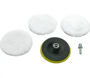 Compass Leštící kotouče s unašečem 12 cm / Leštící kotouče / Sada 3 ks