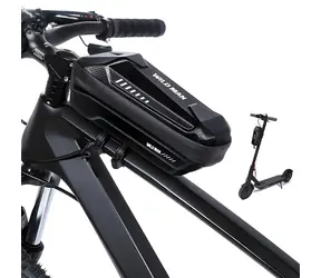 WILD MAN XT5 Brašna na rám kola černá / Uchycení na rám / Pouzdro na telefon / voděodolná