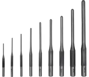 YATO Sada vyrážečů 9 ks / Sada vyrážečů / 70 - 160 mm / CrV ocel